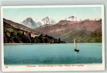 3652 Hilterfingen - Schloss Hünegg Eiger Mönch Jungfrau