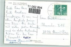 3996 Binn - Breithorn Kirche Brücke über Binna