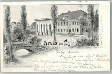 3250 Lyss 1903 - sign. Kunz, A. Gasthaus zum weissen Kreuz