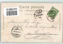 3250 Lyss 1903 - sign. Kunz, A. Gasthaus zum weissen Kreuz