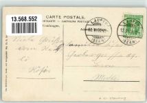 3177 Laupen BE 1908 Gebrauchsspuren Gasthaus zum Bären