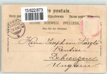 8274 Gottlieben Gebrauchsspuren Schule Kirche Waaghaus Lithographie