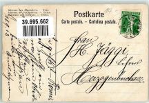 4900 Langenthal 1913 Gebrauchsspuren Ferienheim