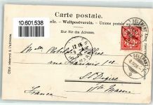 2800 Delémont Delsberg 1906 - Kapelle Inneres le Vorbourg