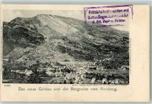 6410 Goldau 1909 - Burgruine vom Rossberg