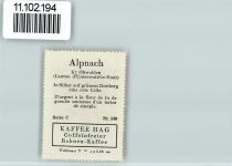 6055 Alpnach Dorf - Vignette Wappen Kaffee Hag ca 1920-1940