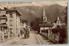 1880 Bex Foto AK Postkutsche