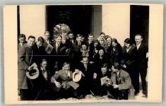 9000 St. Gallen S. Gallo 1932 Foto AK Studentika Gruppenfoto Ort handschriftlich