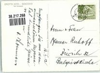 6637 Sonogno 1952 Foto AK Penison Casa S. Angelo