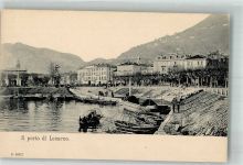 6600 Locarno Foto AK Hafen