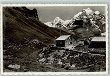 Rotstockhütte Foto AK Hüttenstempel
