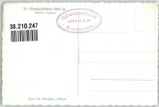 Rotstockhütte Foto AK Hüttenstempel