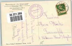 Brambrüesch 1925 Winter Hüttenstempel Naturfreundehütte Brambüesch