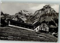 6390 Engelberg Foto AK Pension Gasthaus auf Bord mit Hahnen
