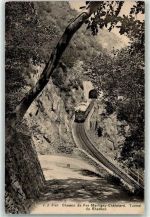 1922 Salvan - Eisenbahn Martigny-Chatelard Tunnel du Charbon