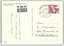 7553 Tarasp - Winter Eisläufer Pferdeschlitten Drachenflieger Skifahrer Curling