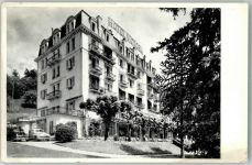 1823 Glion 1953 Foto AK Hotel Victoria Auto Oldtimer