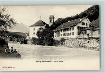 3812 Wilderswil - Verlag C.P.N. 5603 - Partie bei der Kirche , Pension, sehr gute Erhaltung AK
