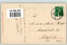 3110 Münsingen 1914 Foto AK Krankenhaus Irrenanstalt