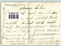 7524 Zuoz 1939 Künstlerkarte Dorfgasse