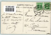 Pilatus Kulm 1909 Gebrauchsspuren mit Berner Alpen Bläser