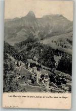 1844 Rochers-de-Naye Montreux Foto AK
