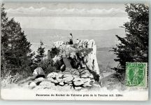 Col de la Tourne 1908 - Rocher de Tablette