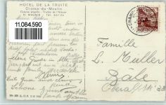 2149 Champ-du-Moulin - Gorges de l'Areuse Au Saut de Brot Hotel de la Truite