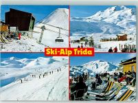 7563 Samnaun Dorf - Ski-Alp Trida Winter Skifahrer