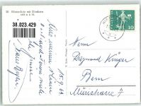 7438 Hinterrhein 1963 Foto AK