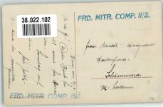 2520 La Neuveville Foto AK Feldpost FRD.Mitr.Comp. II/2