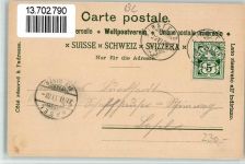 4127 Birsfelden 1900 BOAKC Lithographie Kath. Kirche Protest. Kirche Schulhäuser Hauptstraße