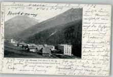 7447 Cresta Avers 1902 Foto AK Hotel Kurhaus