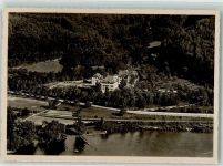 8266 Steckborn Foto AK Fliegeraufnahme Schw. Land-Erziehungsheim Schloss Glarisegg