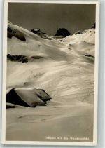 Trübsee 1930 Foto AK Winter Hotel Pension Hess