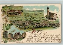 9606 Bütschwil 1900 BOAKC Buchdruckerei Fabrik Lithographie