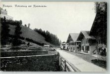 3714 Frutigen Foto AK Tellenburg Rheinbrücke