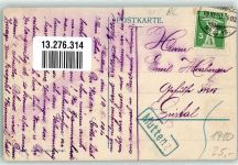 4132 Muttenz 1910 Gebrauchsspuren
