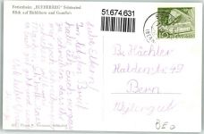 3778 Schönried Foto AK Ferienheim Buebebärg Blick auf Rüblihorn Gumfluh AKU1