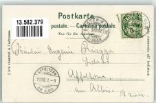 Gurten Kulm 1902 Lithographie Hotel Gasthaus