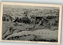 1296 Coppet Foto AK Panorama du Pays Roman Lac Leman