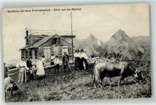 Fronalpstock Muotatal 1911 - Gasthaus Mythen