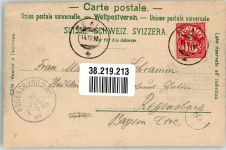 6491 Realp 1899 Foto AK Kirche Furkastrasse