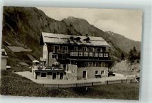 7563 Samnaun Dorf Foto AK Hotel Post