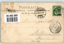 3714 Frutigen 1901 - Bahnpost Ambulant No 15