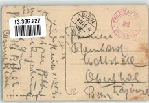 1145 Bière Foto AK Flugzeug Waffenplatz Kaserne Feldpost Feldbatterie 32