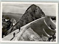 Roseg Foto AK Piz Roseg Winter Bergsteiger