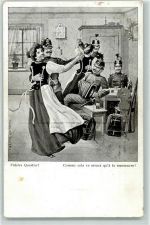 Künstlerkarte Fideles QuartierZiehharmonika sign