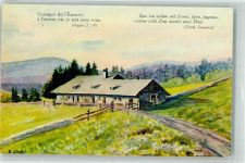 Col de la Givrine - sign. Chalet