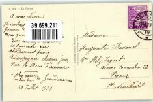 Col de la Givrine - sign. Chalet